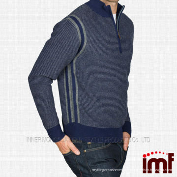 Großhandel Herren Mock Neck Kaschmir Pullover